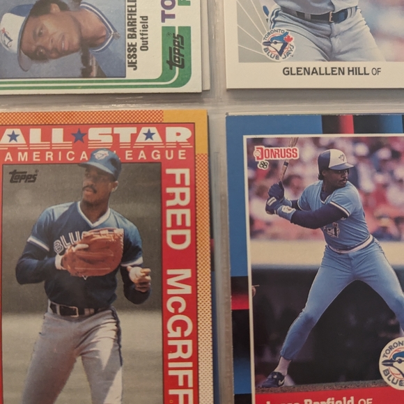 Set of 9 Baseball Cards Toronto Blue Jays - Picture 7 of 10